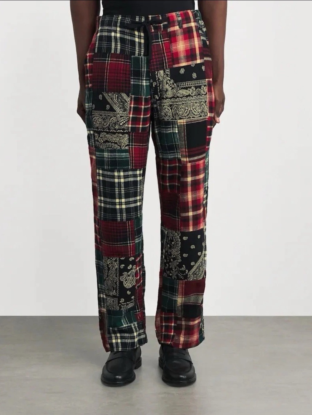 Polo Ralph Lauren Patchwork Paisley Plaid Relaxed Fit pants Size XL